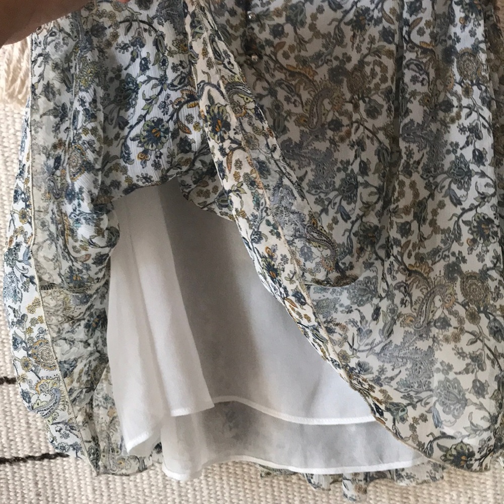 Zara | Ruffle Sheer Top Earthy - Picture 4 of 7